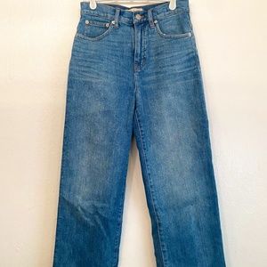 Madewell Slim High Rise Wide-Leg Crop Size 26